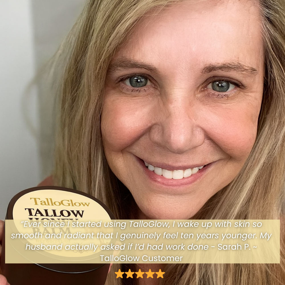 Organic Grass-Fed Beef Tallow Balm (Unscented)