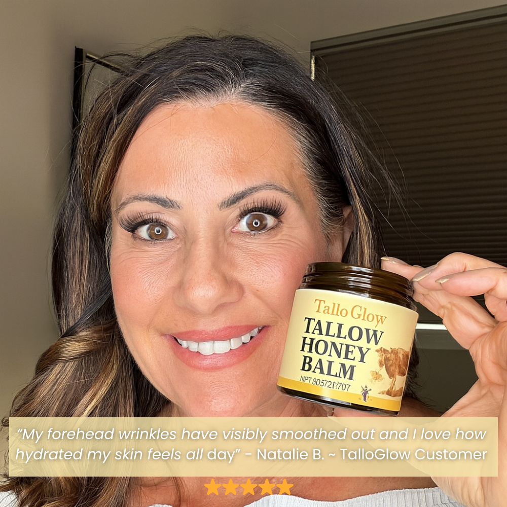 Organic Grass-Fed Beef Tallow Balm (Unscented)