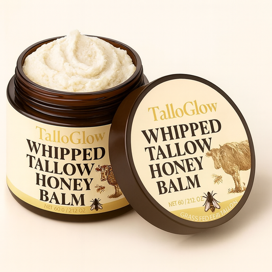 Whipped Organic Grass-Fed Beef Tallow Balm (Unscented)